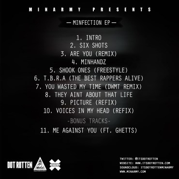 Minfection E.P Back